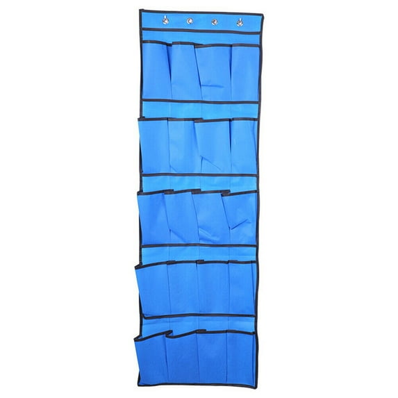 1 Pack 20 Pocket Over the Door Shoe Organizer Rack Hanging Storage Hanger