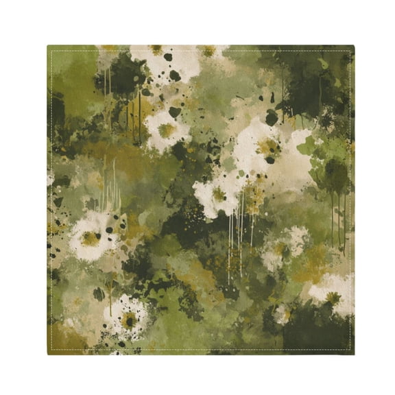 1 Pack 20'' x20" Satin Table Napkins Dinner Napkins for wedding Party Decoration events Aabstract Camouflage Pattern