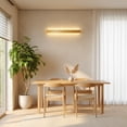 thumbnail image 1 of 1 Pack 23.6inch LED Strip Bamboo Wall Lights, Bamboo Wood Shell, Suitable for Porch, Living Room, Staircase Lighting, 1 of 7