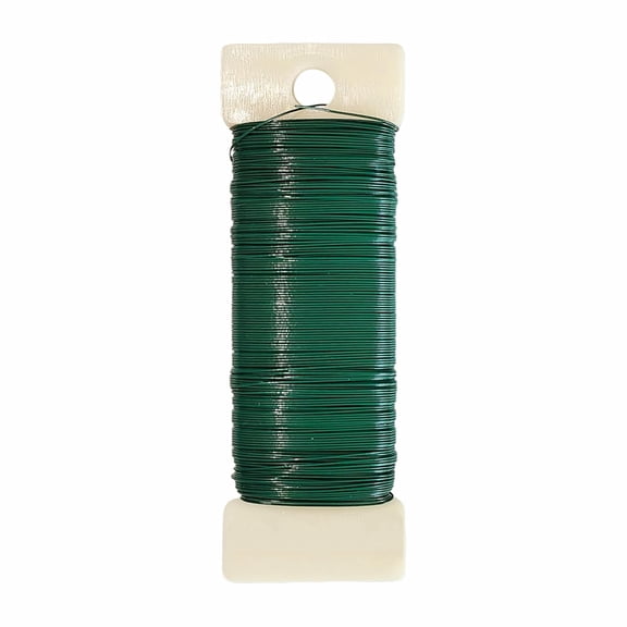 1 Pack 26 Gauge Floral Paddle Wire, 76 Yards Flexible Craft Wire for Wreaths, Garlands, Floral Arrangements & Holiday Decorations