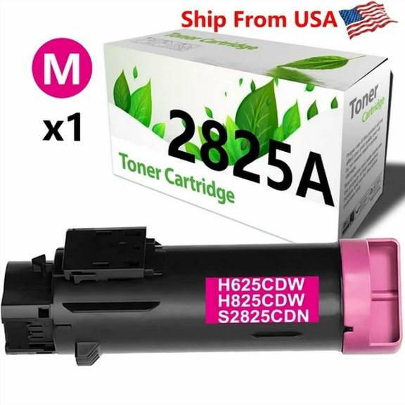 1-Pack 2825A High Yield Toner Cartridge Used For 593-Bboy Printer (Magenta)