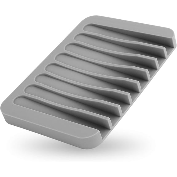 1 Pack/ 2Pack Soap Dish Soap Saver Holder Soap Tray for Bathroom Shower, Rectangular Sink Drainer Hand Craft for Soap,Sponges and More