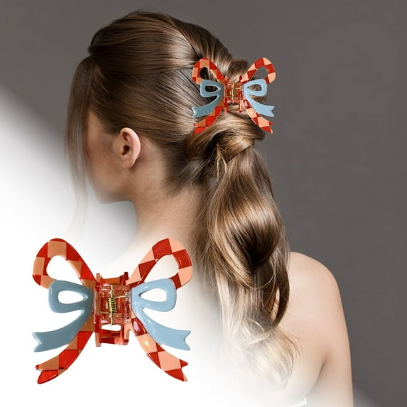 Zenghuiiii 1 Pack 3.93 Inch Women's Large Hair Clips Large Hair Clips For Girls Thick Hair Summer Refreshing Hair Clips Thin Metal Barrettes