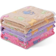 1 Pack 3 Blankets Super Soft Fluffy Premium Cute Elephant Pattern Pet Blanket Flannel Throw for Dog Puppy Cat Dark Grey Small23x16 inch