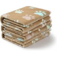 thumbnail image 1 of 1 Pack 3 Blankets Super Soft Fluffy Premium Fleece Pet Blanket Flannel Throw for Dog Puppy Cat Paw 30x20 inch, 1 of 7