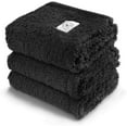 thumbnail image 1 of 1 Pack 3 Calming Blankets Fluffy Premium Fleece Pet Blanket Soft Sherpa Throw for Dog Puppy Cat Grey, 1 of 7