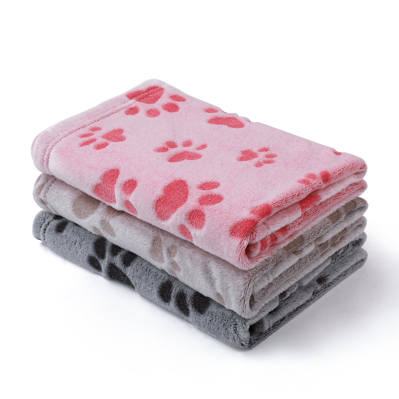 1 Pack 3 Dog Blankets for Small Dogs, Soft Fleece Dog Blanket Fluffy