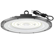 1 Pack 300W UFO LED High Bay Light, 45000LM 6000K Daylight White, IP65 Waterproof Commercial Warehouse Garage Factory Light with 5FT Cord