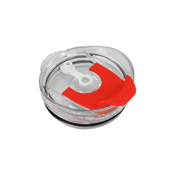 1 Pack 40 oz Tumbler Flip Straw Lid Replacement, Spill Proof Splash Resistant Tumbler Lids, Reusable Tumbler Cover