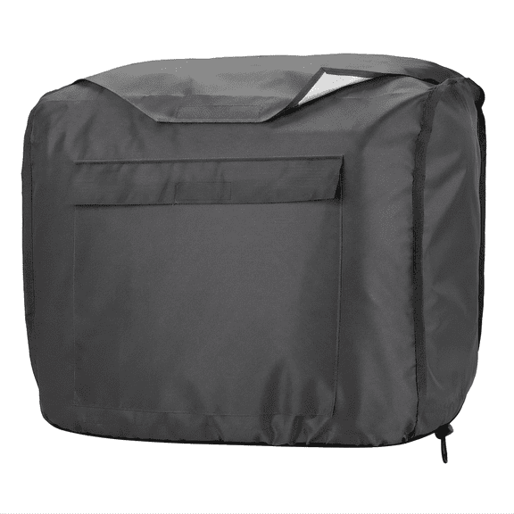 1 Pack 420D Oxford Waterproof Generator Cover, Heavy Duty Black 20"L x 11.5"W x 16"H for Most Portable Inverter Generators Outdoor Use