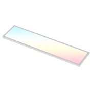 1 Pack 4FT LED Flat Panel Light Surface Mount, Wireless Switch App Control, 50W 5500LM, 3 Color Dimmable Ultra-Thin Ceiling Light for Office Home