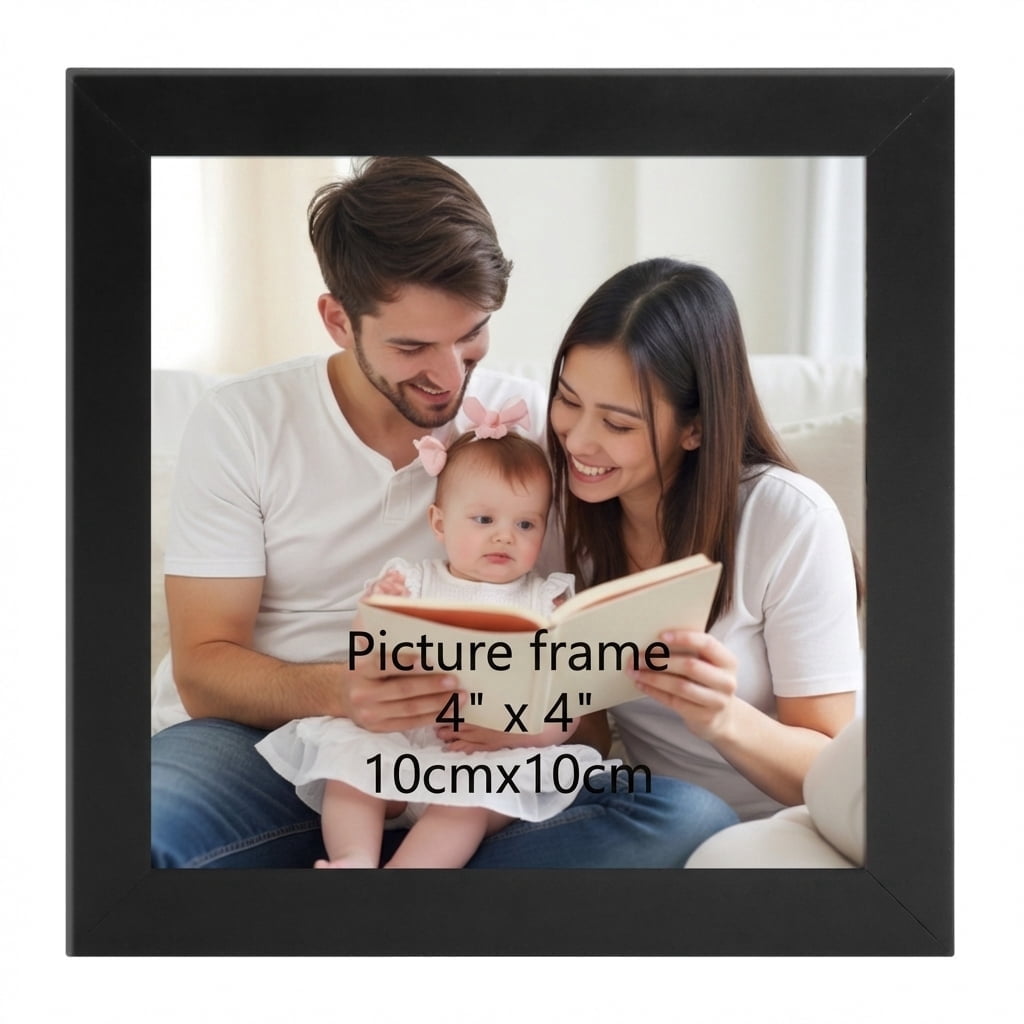 1 Pack 4x4 Picture Frame, 4 by 4 Square Photo Frame for Gallery Wall ...
