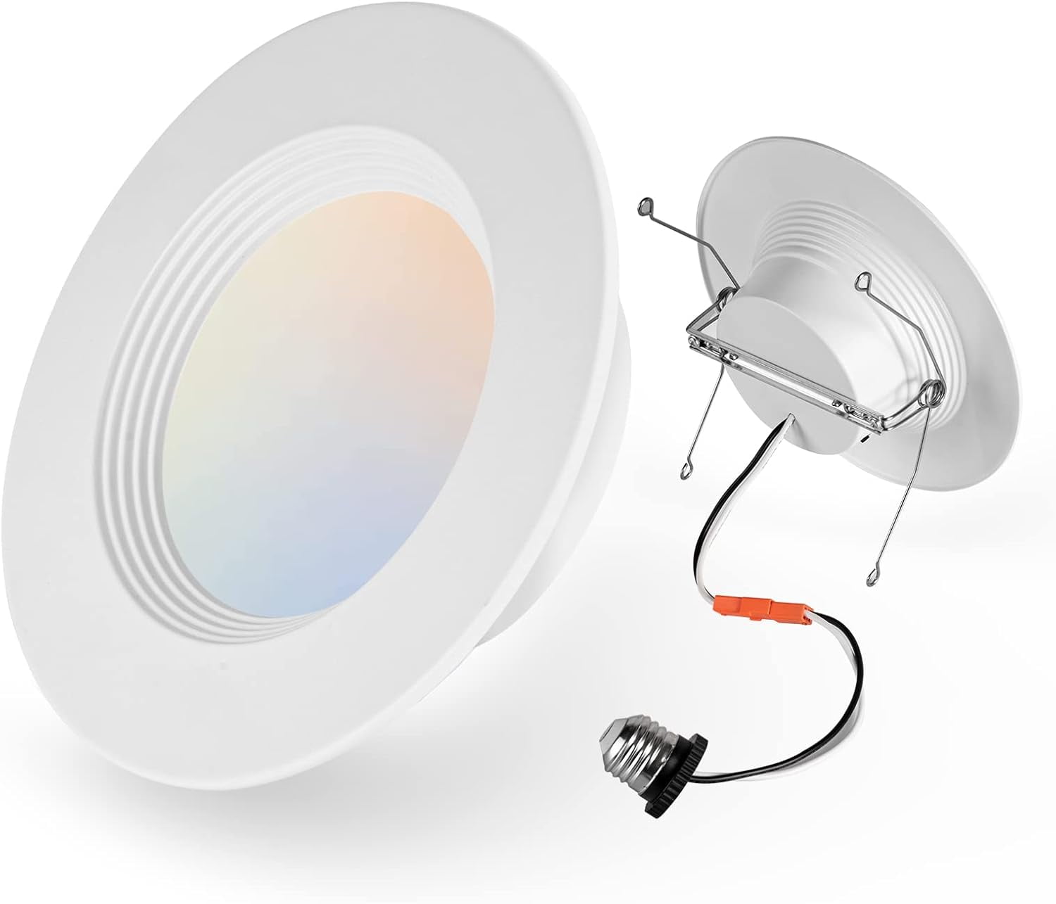 1 Pack 5/6 Inch LED Can Lights Retrofit Recessed Lighting, 5CCT 6 Inch ...