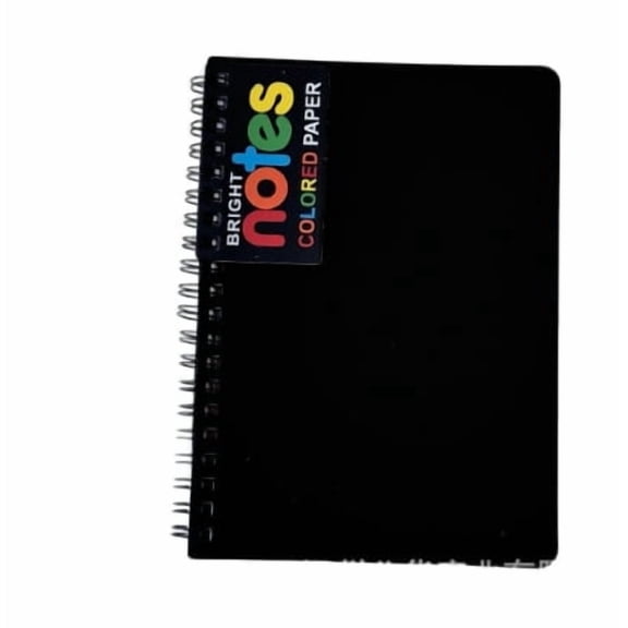 1 Pack 5 x 7 Inch Spiral Notebook, 100 Sheets/200 Pages Spiral Journals Note Books with Durable Poly Cover, 5 Bright Neon Colored Lined Paper Memo Pads Journaling Notebook for Office