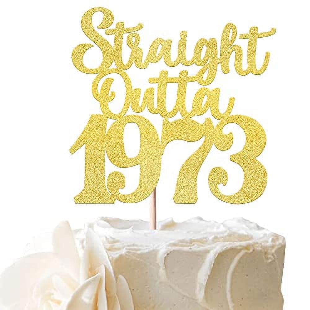 18-Pack Blue Glitter Cupcake Toppers – ‘Straight Outta 2012’ Legend Since 2012 Theme Party Decor For 13th Birthday