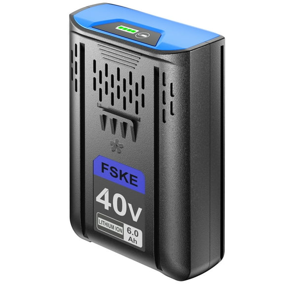 FSKE 1 Pack 6.0Ah Lithium-ion Replacement for Kobalt 40V Battery Compatible with KPM1040A-03, KM-1640-06, KM 4040-06,Cordless Power Tool Battery