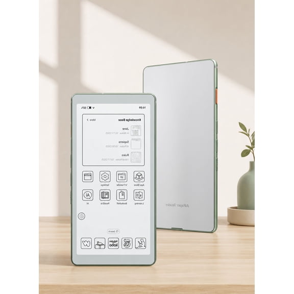 1 Pack 6.13 Inch E-Reader with AI Button, 4G Android Tablet, Adjustable Front Light, Lightweight Pocket Size Reader
