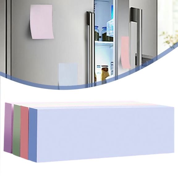 1-Pack 7.6x1.9cm Self-Stick Note Pad, 320-Sheet Adhesive Index Tabs in 4 Soft Colors, Tearable Flag Strips for Office, Reminders and Bookmarking (Multi-Color)
