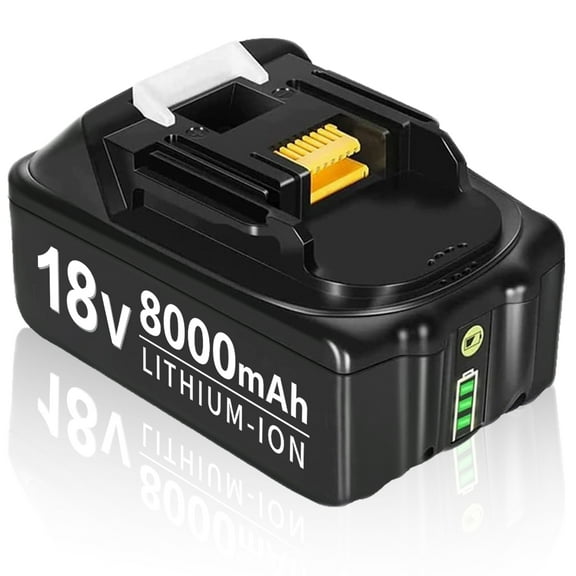 1 Pack 8.0Ah Replacement for Makita 18V Battery Compatible with Makita Battery Fits for Makita Battery 18V Cordless Power Tools and Chargers BL1860B BL1830B BL1840B BL1850B BL1815 BL1820 BL1825