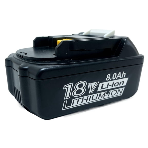 1 Pack 8.0Ah Replacement for 18V Battery Compatible with BL1860B BL1850B BL1840B BL1830B BL1820 BL1815B,Lithium battery -Tool