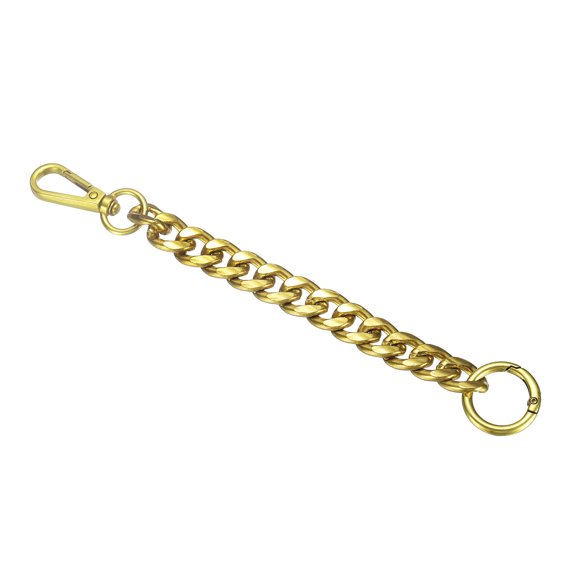 1 Pack 8.7-Inch, Bag Extender Chain Dark Gold, 0.6 Width