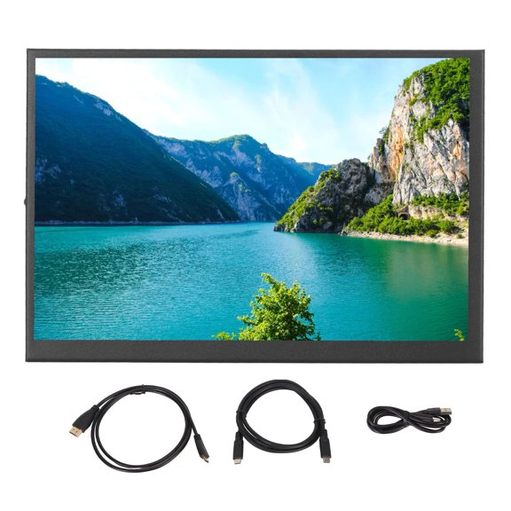 1 Pack 8.9 Inch Touchscreen Monitor, 1920x1200 Portable Display, 160 Degree Viewing Angle, LCD Screen with Built In , USB for Mini Computers and Laptops