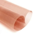 thumbnail image 1 of 1 Pack 80 Mesh 99.9% Pure Copper Screen Woven Mesh Screen, Copper Mesh Cloth Fine Mesh,11.8x23.6 Inch, 1 of 6