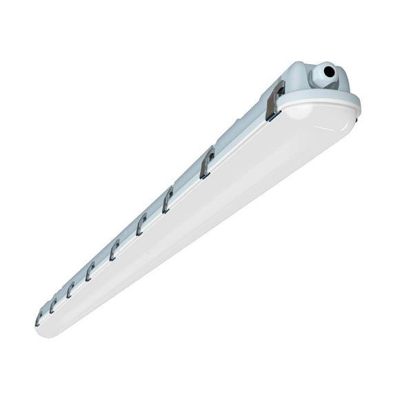 1 Pack 8FT LED Vapor Tight Light,65/75/90W,11700lm,IP65 Waterproof Led Outdoor Shop Light,3500K/4000K/5000K CCT Selectable,UL&DLC Listed Led Shop Light for Parking Garage,Carport