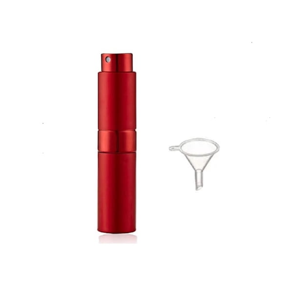 8 ml Refillable Perfume Atomizer Spray Bottle, Mini Aluminum Travel Fragrance Mist Container, TIKA