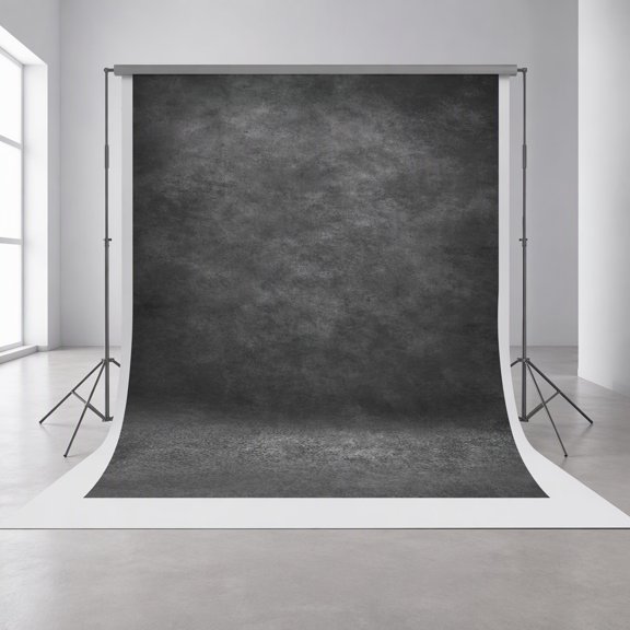 1 Pack 8x10ft Dark Abstract Textured Polyester Photo Backdrop for Portraits, No Stand Included
