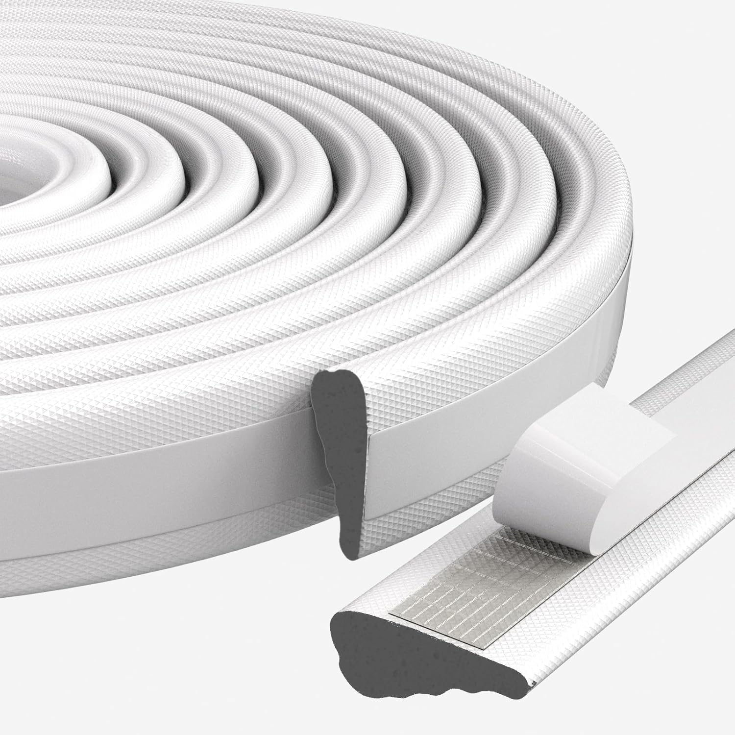 1 Pack*9.8 Ft Self-Adhesive Wedge Foam Window Weather Stripping Door ...