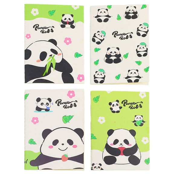 1 Pack A5 Stitched Notebook, Cute Panda Themed Lined Journal, Lightweight Paper Notebook for Note-Taking, Journaling, and Study Use, 21x14cm (Random Color)
