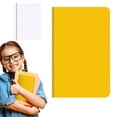 thumbnail image 1 of 1 Pack A6 Lined Notebook Journals, Colored Cover College Ruled Subject Notebook Composition Journal for Study Busines Office, 8.3x5.5 Inches, 60 Pages/30 Sheets, Yellow, 1 of 9