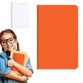 thumbnail image 1 of 1 Pack A6 Lined Notebook Journals, Colored Cover College Ruled Subject Notebook Composition Journal for Study Busines Office, 8.3x5.5 Inches, 60 Pages/30 Sheets, Orange, 1 of 9