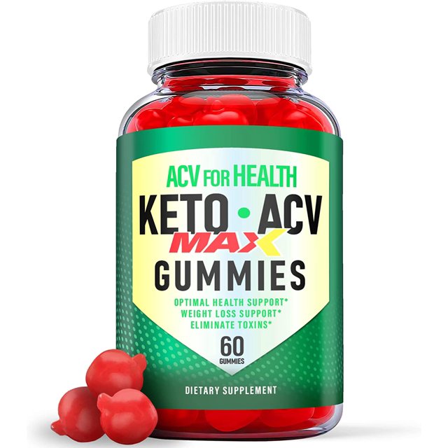 (1 Pack) ACV for Health Max Keto ACV Gummies Supplement for Weight