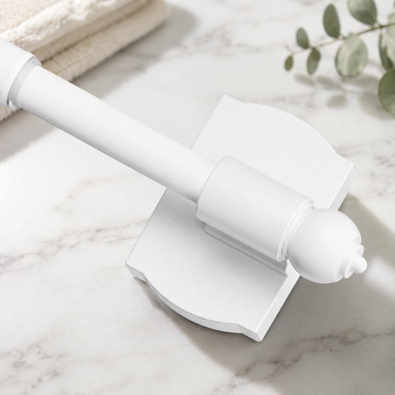 1 Pack Adjustable Magnetic Curtain Rod, 16 to 28 Inches, Strong Magnet Bar for Doors, Whiteboards, Metal Surfaces, No Drill Needed