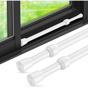 2Pack Adjustable Window Security Bar - Door Lock Rod for Sliding Patio Doors, 15.7-27.5" Universal Fit
