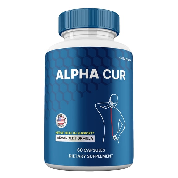 (1 Pack) Alpha Cur Capsules, AlphaCur Supplement for Nerve Health, Advanced Maximum Strength Pills Cognitive and Brain