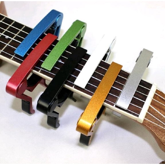 Aluminum Guitar Capo, 1-Pack Quick Change Clamp for Acoustic, Electric and Classical Guitars, TIKA