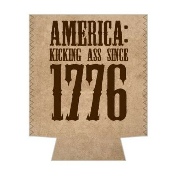 1 Pack - America 1776 Patriotic Drink Cooler Sleeve