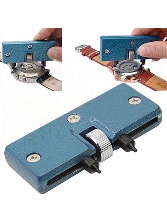 Adjustable Watch Case Back Opener Wrench, Watch Back Remover Tool for Battery Change and Watch Repair, TIKA