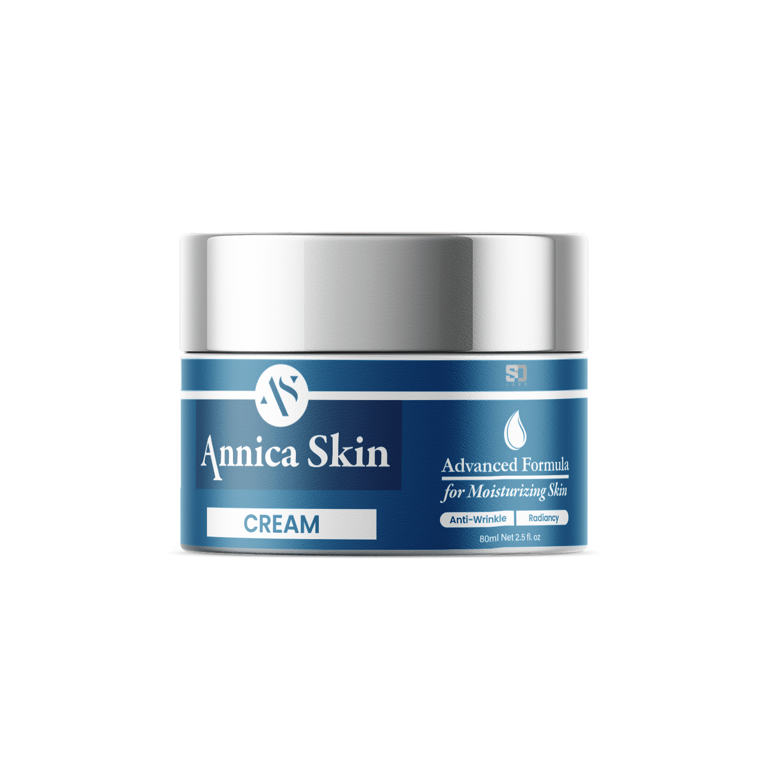 (1 Pack) Annica Skin - Anti-Aging Face Cream and Ageless Moisturizer - Ingredients for All Skin Types 2.5oz