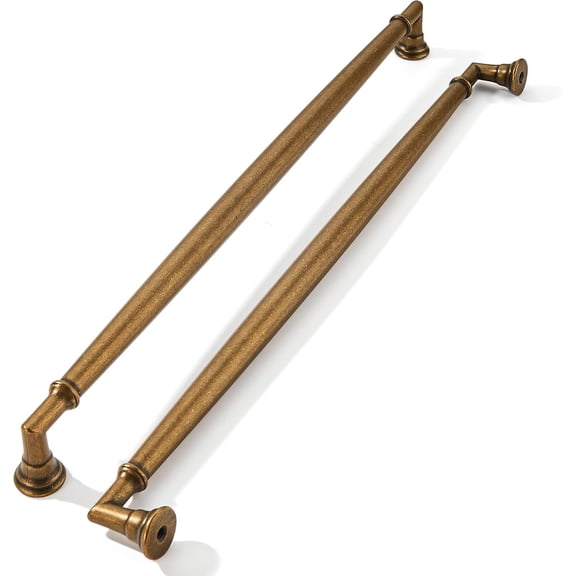 1 Pack Appliance Pull 18 Inch Antique Brass Cabinet Pulls Heavy Duty Solid Vintage Brass Cabinet Handles Kitchen Antique Bronze Cabinet Hardware for Cupboard Drawer Handles