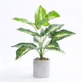 1 Pack Artificial Fake Plants Potted Fake Plants for Office Desk Home