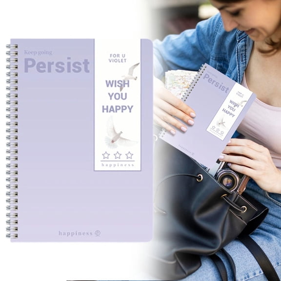 1 Pack B5 Spiral Notebooks, Thick Paper, Coil Notepads for Work, University, Note Taking & Travel, Portable Notebooks for Classroom Study Office Use, 120 Pages/60 Sheets