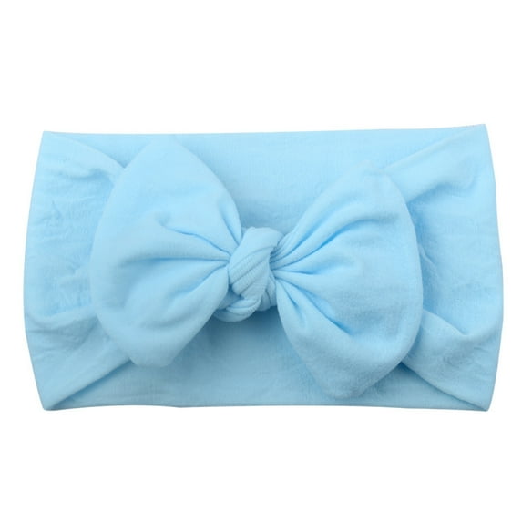 1 Pack Baby Headbands Soft Nylon Hairbands Hair Bows for Newborns Infants Toddlers and Baby Girls Elastic Hairbands for Daily Wear, Photoshoots Baby Headbands for Girls 0-3 Months