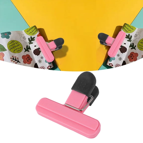 1 Pack Bag Sealing Clip – Strong Durable PVC & Rubber Chip Clip, High Spring Tension Food Bag Clips for Snacks, Coffee, Frozen Vegetables, Kitchen Storage