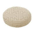thumbnail image 1 of 1-Pack Bar Stool Covers Round, Strip Pattern Seat Covers with Elastic Bands for 12-14 Inch Bar Stool/Round Cushion, 1 of 6