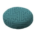thumbnail image 1 of 1-Pack Bar Stool Covers Round, Strip Pattern Seat Covers with Elastic Bands for 12-14 Inch Bar Stool/Round Cushion, 1 of 6