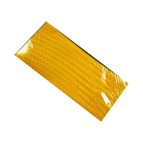 1 Pack Bicycle Reflective Sticker Tape 21cm X 8cm Fluorescent Bike Bicycle Sticker Cycling Wheel Rim Reflective Stickers Decal